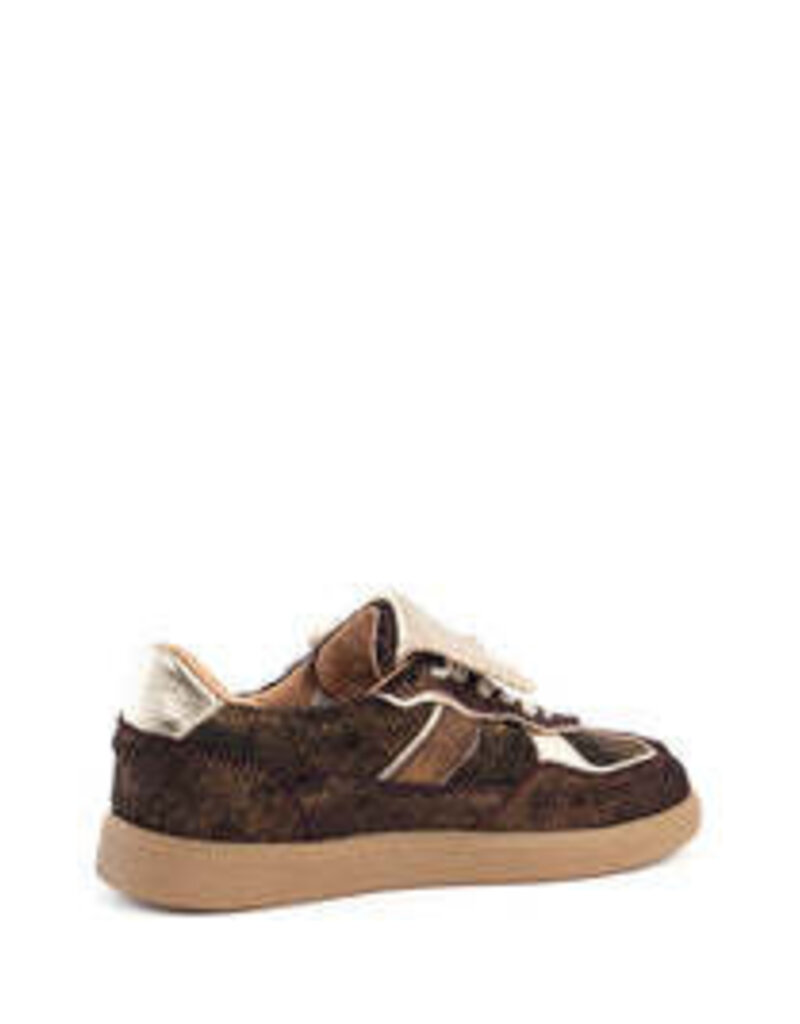 Babouche Babouche - Ira donker bruin/goud