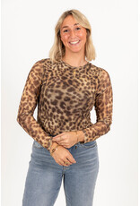 21Jewelz Bruine panterprint top