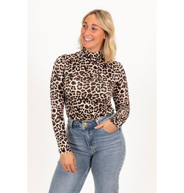 21Jewelz Leopard top - beige