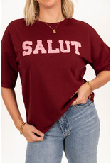 21Jewelz Shirt Salut - bordeaux