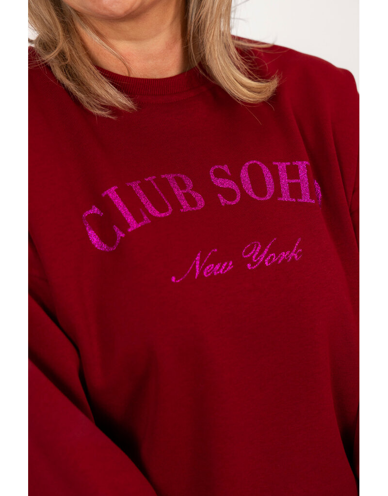 21Jewelz Sweater club soho - bordeaux