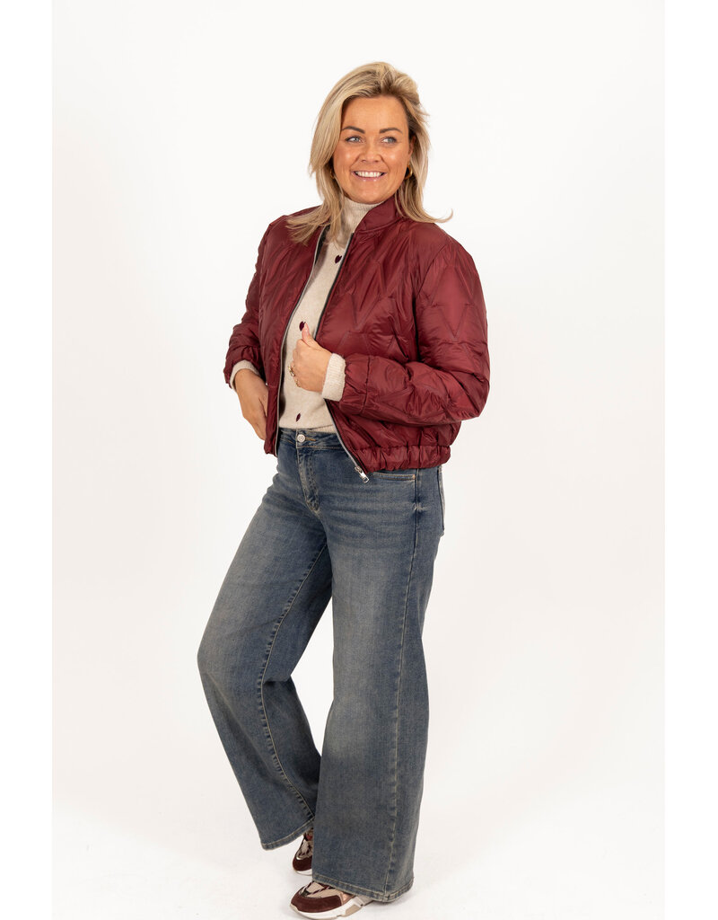 21Jewelz Gewatteerde bomber - bordeaux