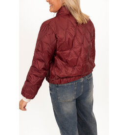 21Jewelz Gewatteerde bomber - bordeaux