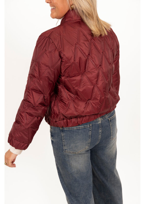21Jewelz Gewatteerde bomber - bordeaux