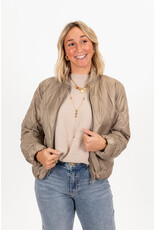 21Jewelz Gewatteerde bomber - taupe