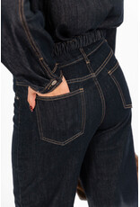 21Jewelz Wide leg jeans met opvallend stiksel - donkerblauw