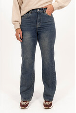 21Jewelz Straight fit wide leg jeans - blauw