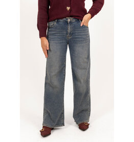 21Jewelz Basic stretch wide leg jeans - donkerblauw