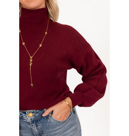 21Jewelz Perfect sweater - bordeaux