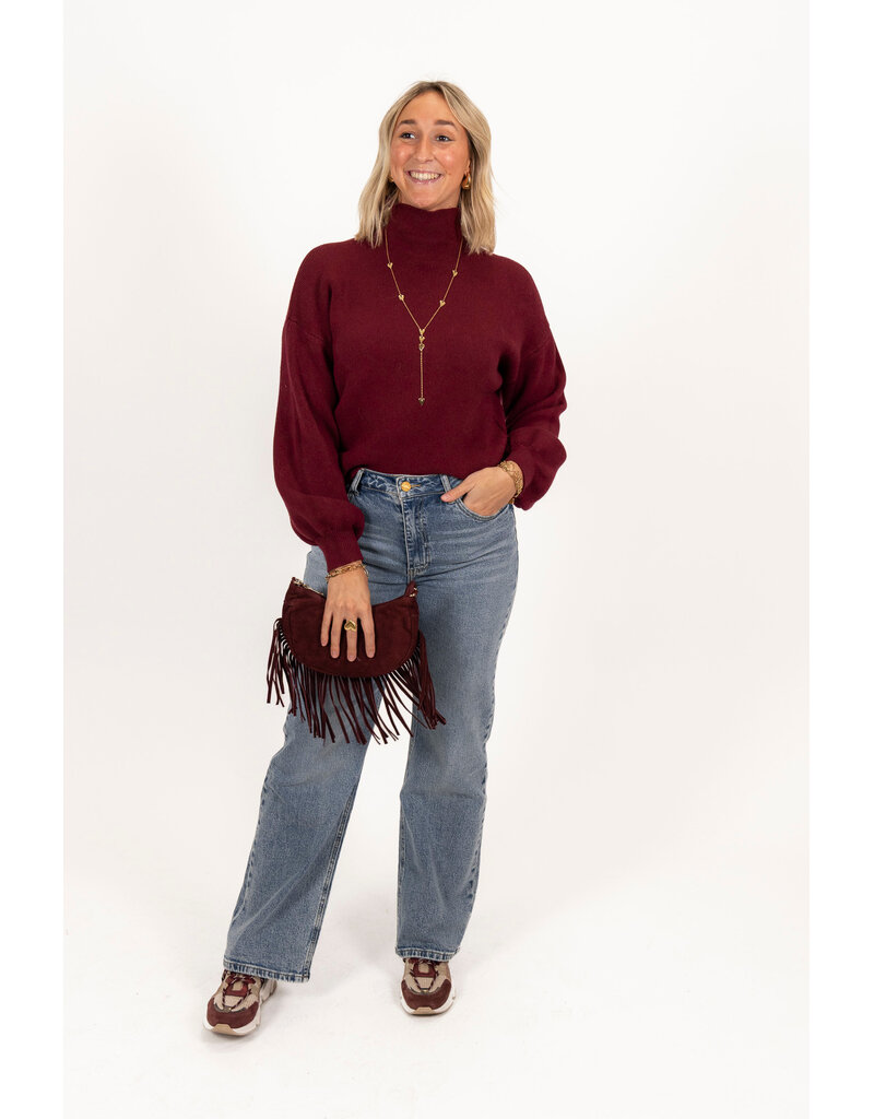 21Jewelz Perfect sweater - bordeaux
