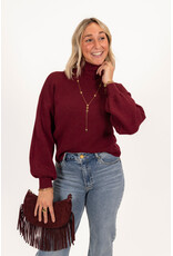 21Jewelz Perfect sweater - bordeaux