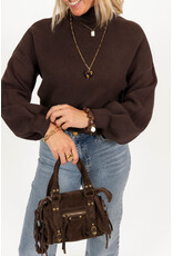 21Jewelz Perfect sweater - choco bruin