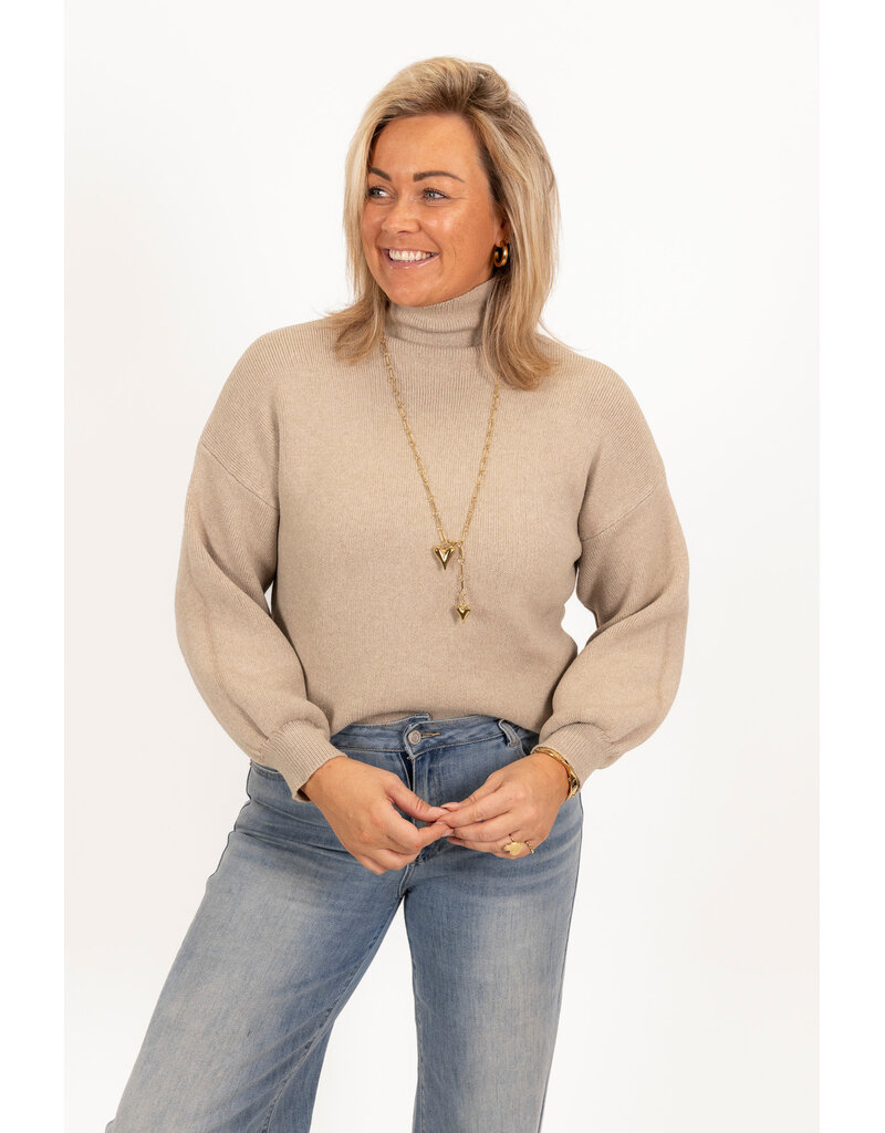 21Jewelz Perfect sweater - taupe