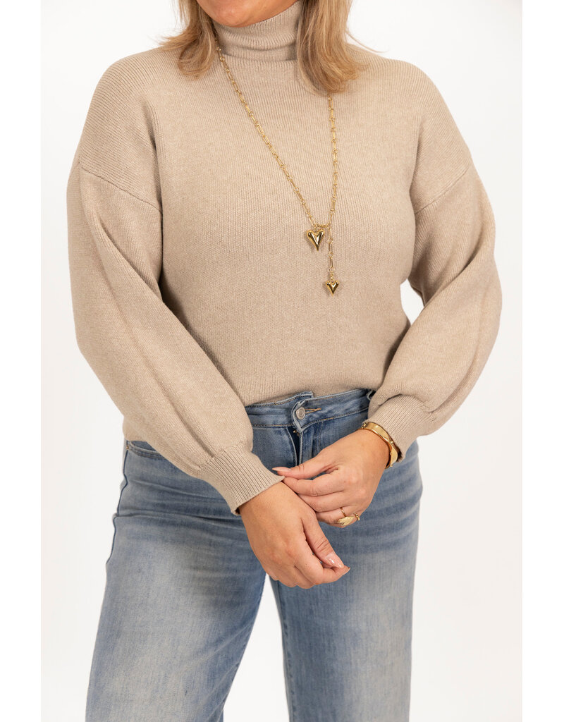 21Jewelz Perfect sweater - taupe