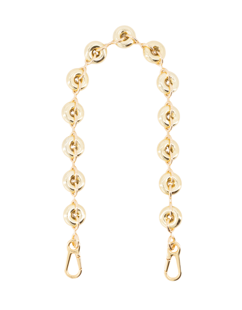 21Jewelz Telefoonkoord met ronde kralen 50cm - goud
