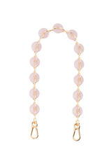 21Jewelz Telefoonkoord met ronde kralen 50cm - roze