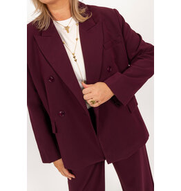 21Jewelz Blazer met dubbele knopen - bordeaux