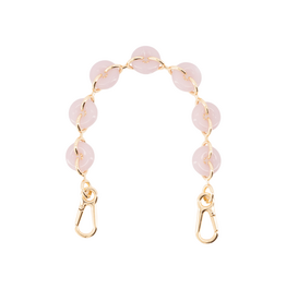 21Jewelz Telefoonkoord met ronde kralen 30cm - roze