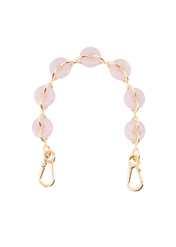 21Jewelz Telefoonkoord met ronde kralen 30cm - roze