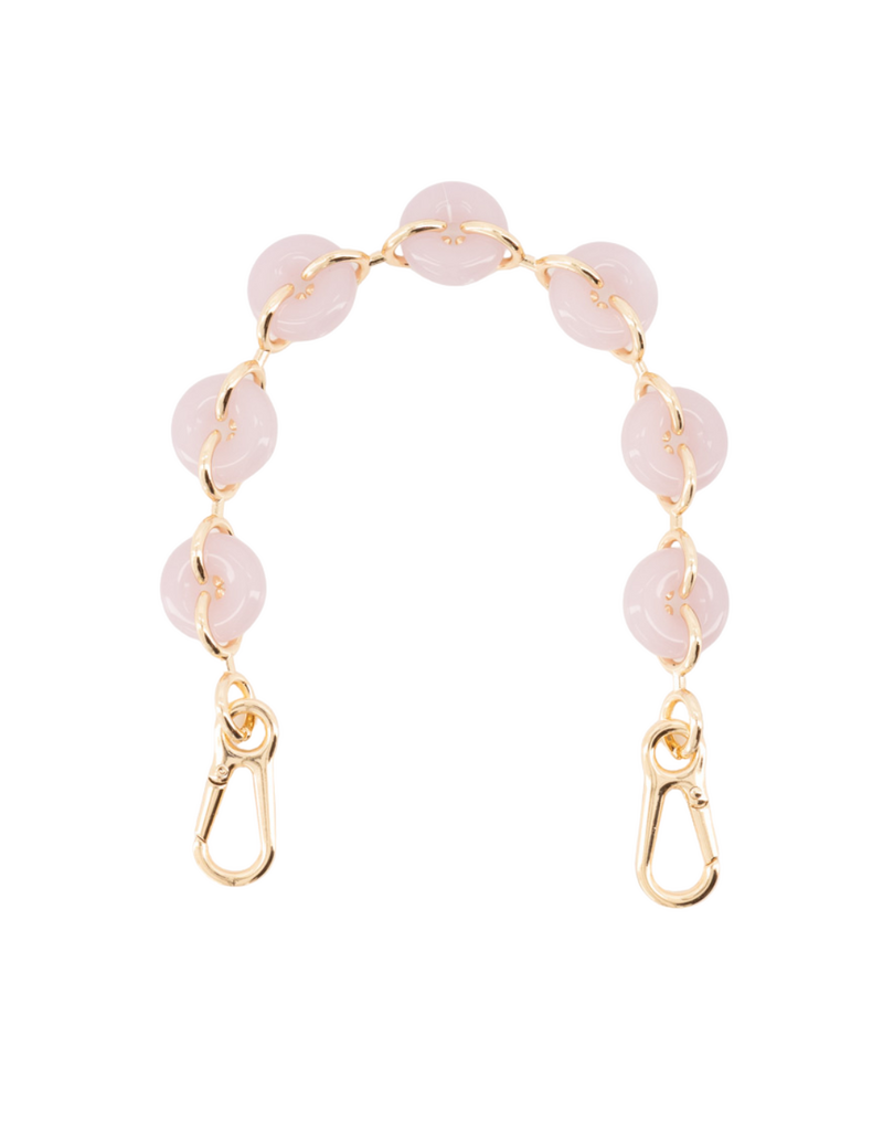 21Jewelz Telefoonkoord met ronde kralen 30cm - roze