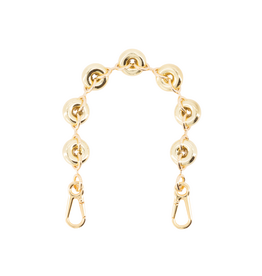 21Jewelz Telefoonkoord met ronde kralen 30cm - goud