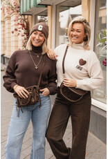 21Jewelz Perfect sweater - choco bruin