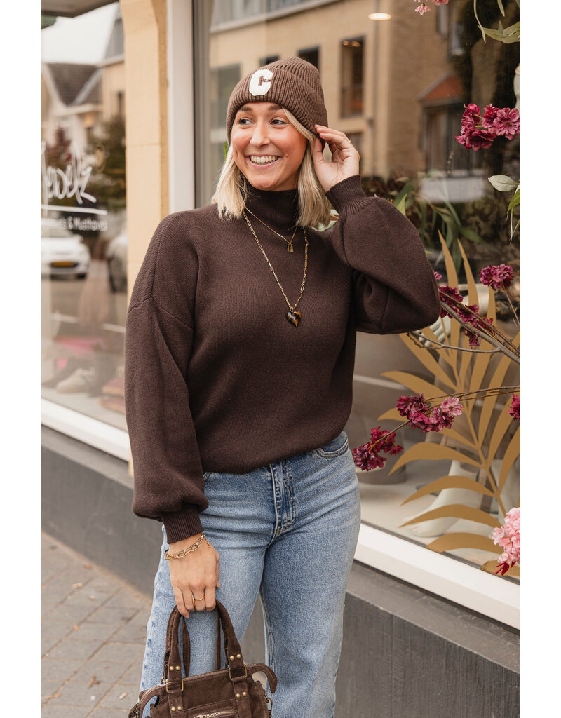 21Jewelz Perfect sweater - choco bruin