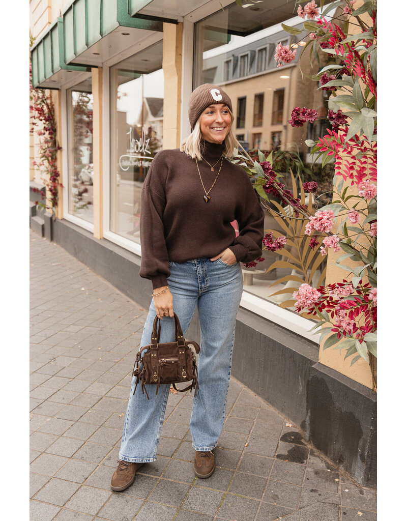 21Jewelz Perfect sweater - choco bruin