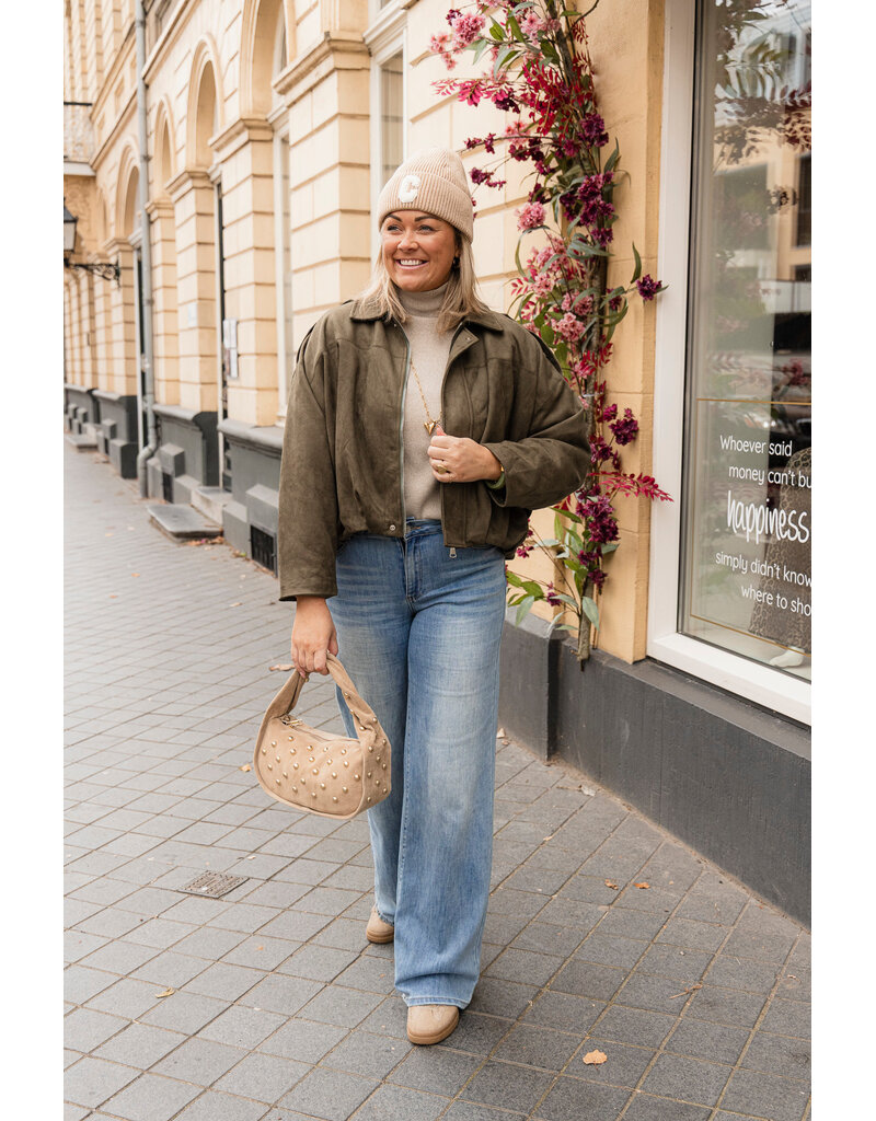 21Jewelz Perfect sweater - taupe