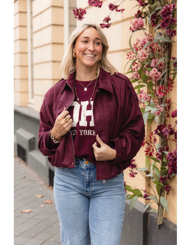 21Jewelz Soho trui - bordeaux