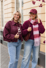 21Jewelz Gebreide trui met embleem - bordeaux