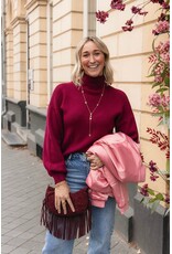 21Jewelz Perfect sweater - bordeaux