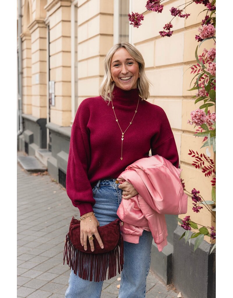 21Jewelz Perfect sweater - bordeaux