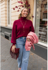 21Jewelz Perfect sweater - bordeaux