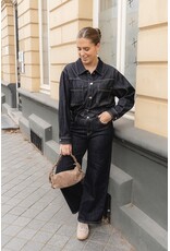 21Jewelz Jeans jasje met opvallend stiksel