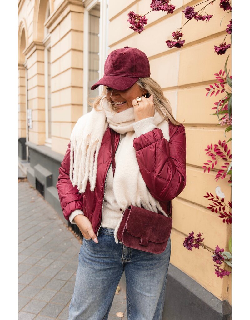 21Jewelz Gewatteerde bomber - bordeaux