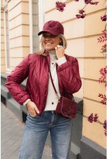 21Jewelz Gebreide coltrui met hartjes - beige/bordeaux