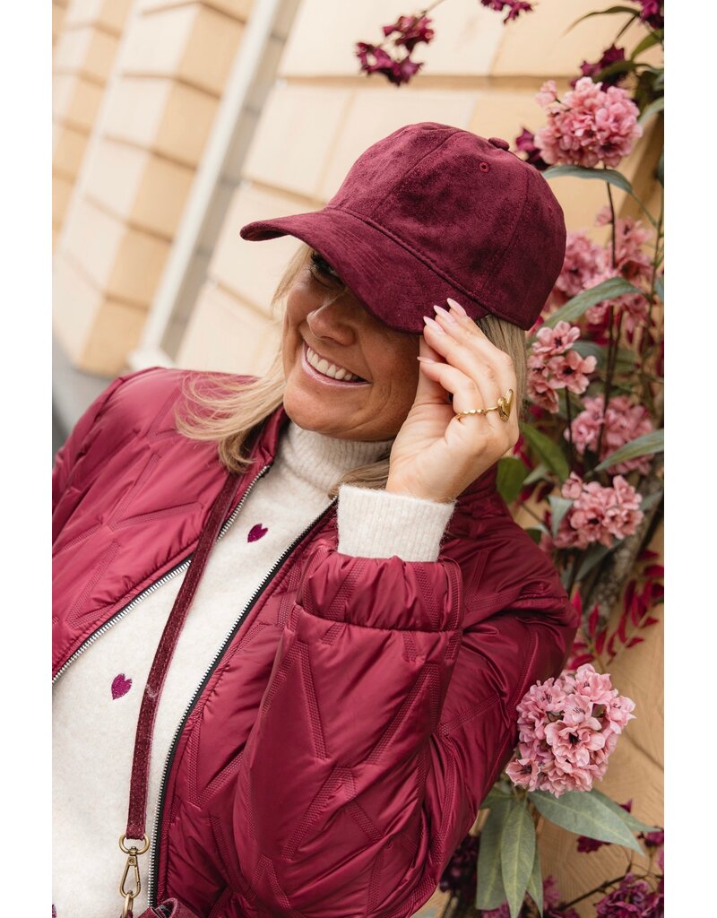 21Jewelz Suede pet - bordeaux