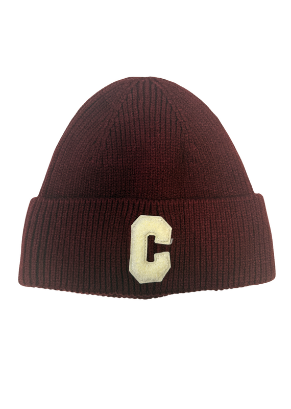 21Jewelz Muts met teddy C embleem - bordeaux