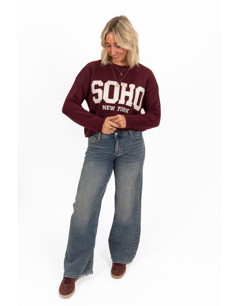 21Jewelz Soho trui - bordeaux