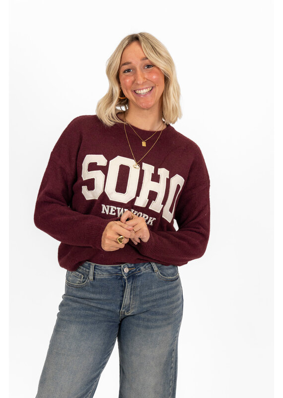 21Jewelz Soho trui - bordeaux