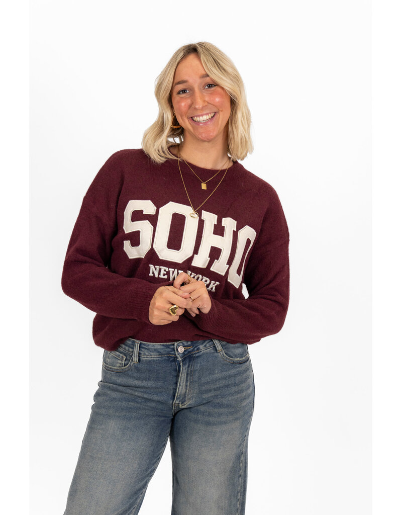 21Jewelz Soho trui - bordeaux