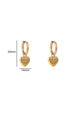 21Jewelz D&E - Balloon heart - goud