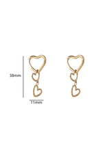 Go Dutch Label D&E - Hoop heart hoop - goud