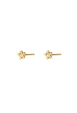 Go Dutch Label D&E - Tiny flower stud - goud
