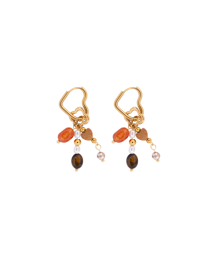 Go Dutch Label D&E - Winter hoop met hartje - goud