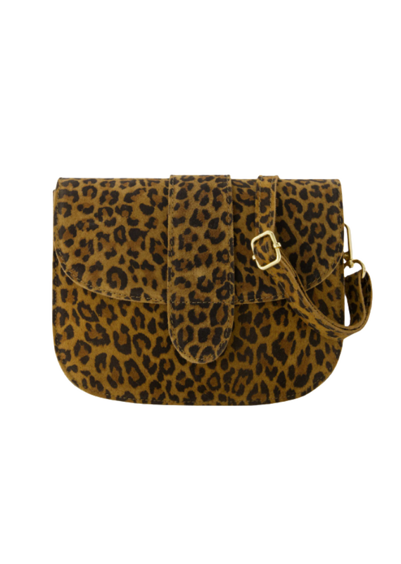 21Jewelz Brand new basic tas - suede panterprint