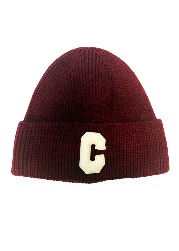 21Jewelz Muts met teddy C embleem - bordeaux