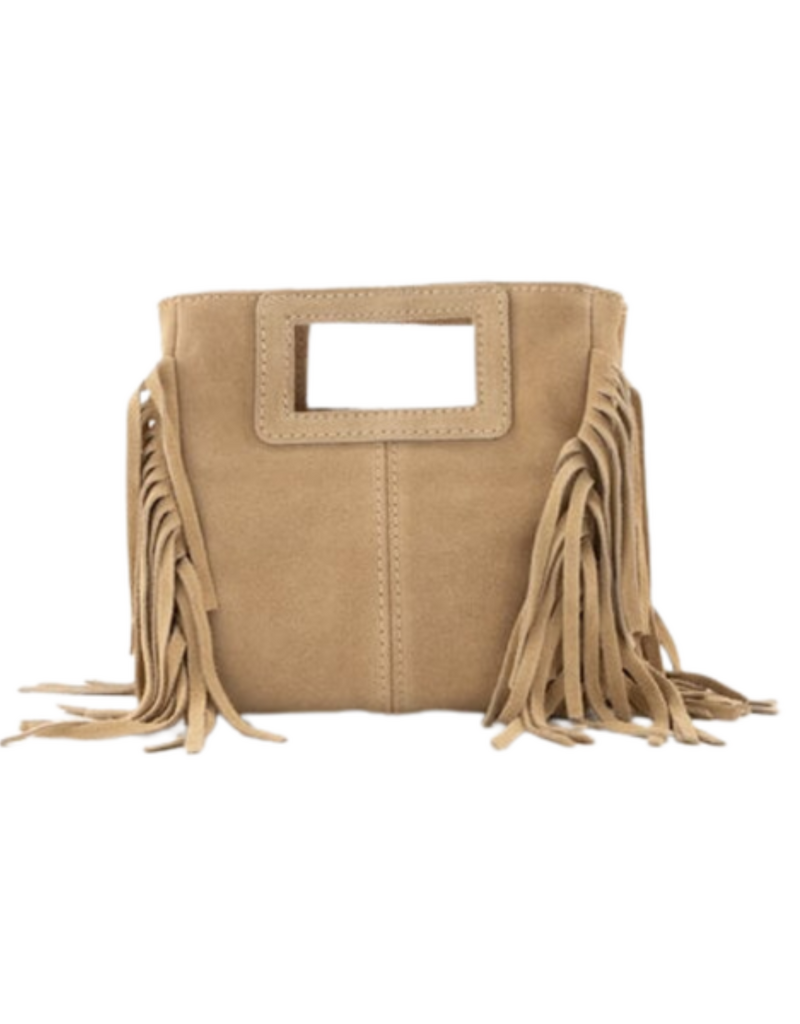 21Jewelz Mini tasje met franjes - zand