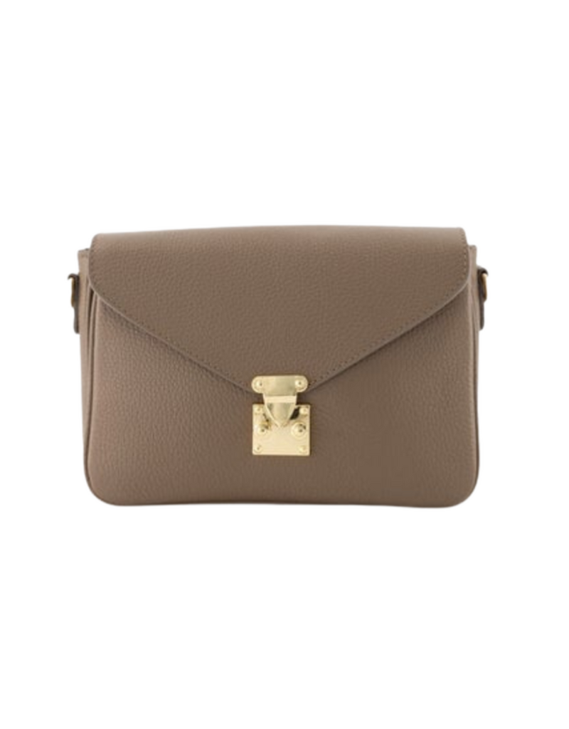 21Jewelz Effen tas met gouden sluiting - Taupe